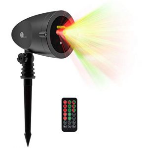 1byone Aluminum Alloy Outdoor Laser Christmas Lights Projector