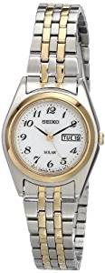 Seiko Women's SUT116 Stainless Steel Two-Tone Watch