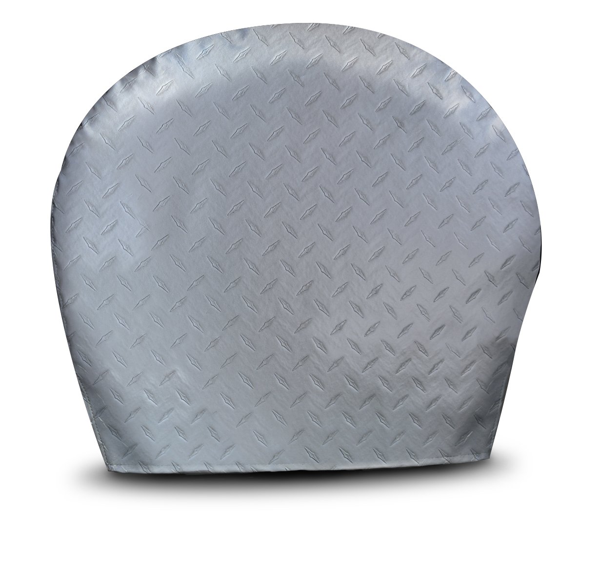 ADCO 3753 Silver #3 Diamond Plated Steel Vinyl Tyre Gard Wheel Cover