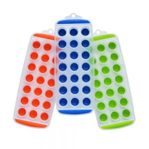 BNYD Easy Push Pop out round Mini Ice Cube Trays