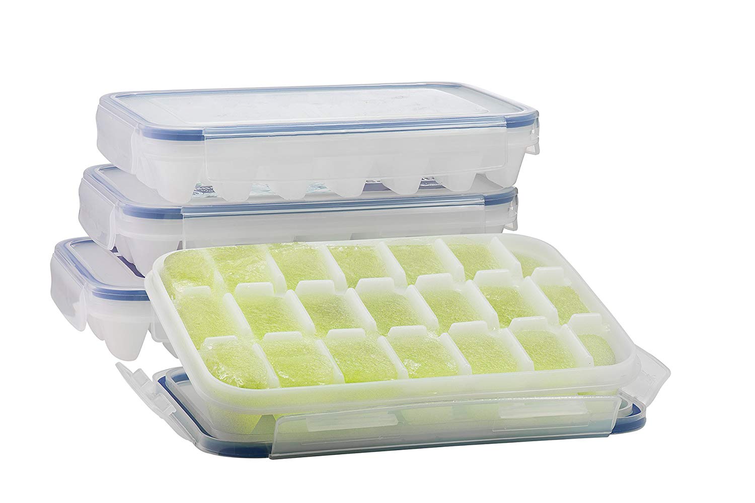 Komax Biokips Ice Cube Trays With Locking Lid
