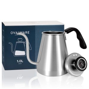 Pour Over Coffee Kettle with Built-In Thermometer