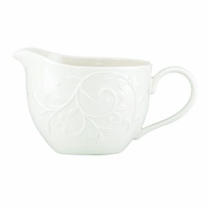 Lenox Opal Innocence Carved 22-Ounce Sauce Boat