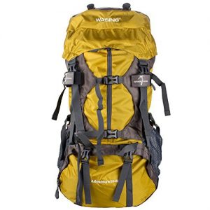 WASING 55L Internal Frame Backpack Hiking Backpacking Packs for Outdoor