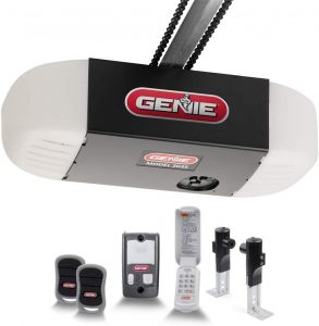 Genie ChainDrive 550 Garage Door Opener - Heavy-Duty Chain Drive System - Includes 2, 3-Button Remotes, Wall Console, Wireless Keypad, Safe T-Beams - Model 2035-TKV