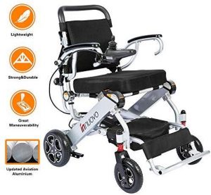 Innuovo N5513A Lightweight Fodable Power Compact Carry Motorized Electric Wheelchairs Chair 50lbs