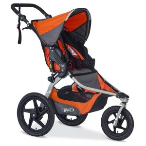 BOB Revolution Flex 2.0 Jogging Stroller - Up to 75 pounds - UPF 50+ Canopy - Adjustable Handlebar, Canyon