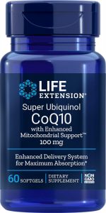 Life Extension Super Ubiquinol COQ10 with Enhanced Mitochondrial Support 100 mg, 60 Count