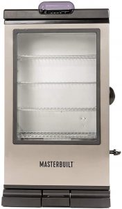 Masterbuilt MB20076718 Bluetooth Electric Smoker 240G Digital, Black with SS Door