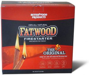 Better Wood Products Fatwood Firestarter Box, 5-Pounds