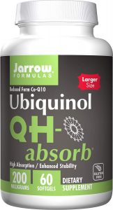 Jarrow Formulas QH-Absorb, High Absorption/Enhanced Stability, 200 mg, 60 Count