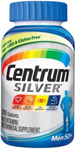 Centrum Silver Men (200 Count) Multivitamin / Multimineral Supplement Tablet, Vitamin D3, Age 50+