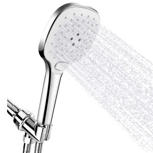 High Pressure Handheld Shower Head, FEELSO 3-Setting Hand Held Showerhead with Powerful Spray