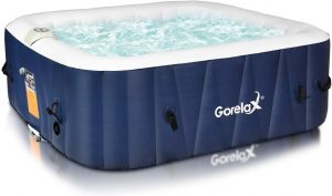 Goplus 6-Person Portable Inflatable Hot Tub