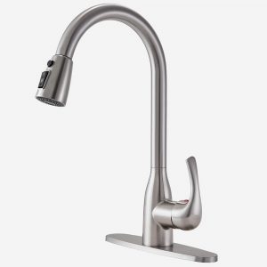 Lead-free Antique Stainless Steel Kitchen Sink Faucet