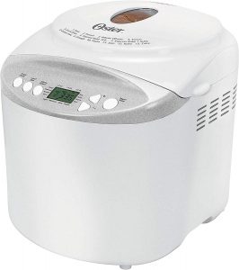 Oster Expressbake Bread Maker with Gluten-Free Setting, 2 Pound, White (CKSTBR9050-NP)