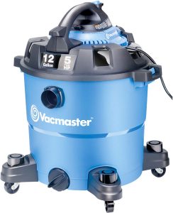 Vacmaster VBV1210, 12-Gallon 5 Peak HP Wet/Dry Shop Vacuum with Detachable Blower