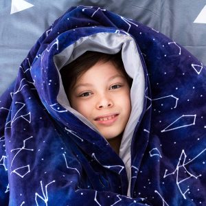 Florensi Weighted Blanket for Kids with Removable Bamboo Duvet Cover (5 Lbs & 36