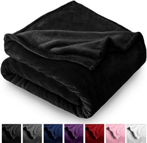 Bare Home Microplush Velvet Fleece Blanket