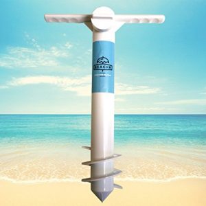 Beachr Beach Umbrella Sand Anchor | One Size Fits All | Safe Stand for Strong Winds