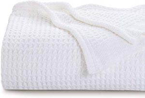 Bedsure 100% Cotton Thermal Blanket