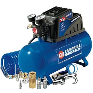 Campbell Hausfeld Air Compressor, 3-Gallon Horizontal Oilless