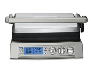 Cuisinart GR-300WS Griddler Elite Grill, Stainless Steel