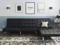 DHP Emily Sectional Futon Sofa