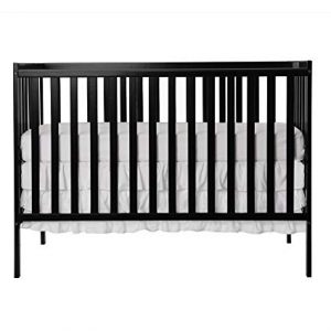 Dream On Me Synergy 5-in-1 Convertible Crib, Black