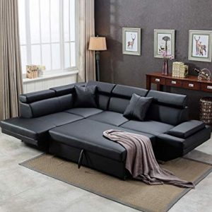 FDW Sofa Sectional Futon Sofa Bed