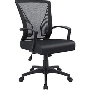 Furmax Office Chair Mid Back Swivel Lumbar Support Desk Chair