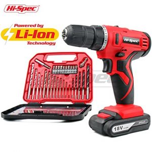 Hi-Spec 18V Pro Cordless Combo Drill Driver