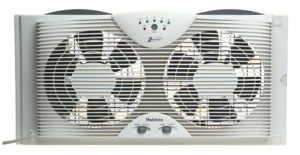 Holmes Dual Blade Twin Window Fan 2 Speed Setting