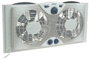 Holmes HAWF-2041 Twin Window Fan with Comfort Control Thermostat