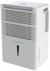 Keystone KSTAD50B Energy Star 50-Pint Portable Dehumidifier