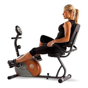 Marcy Recumbent Exercise Bike with Resistance