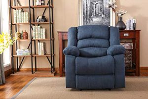 NHI Express Addison Large Contemporary Mocha Microfiber Recliner