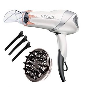 Revlon 1875W Infrared Hair Dryer with Hair Clips