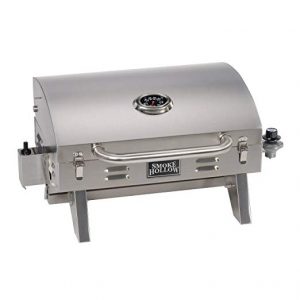 Smoke Hollow 205 Stainless Steel TableTop Propane Gas Grill