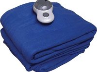 Sunbeam Quilted Fleece Electric Heated Blanket