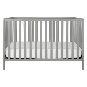 Union 3-in-1 Convertible Crib, Grey