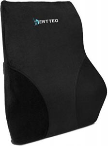 Vertteo Full Lumbar Black Support