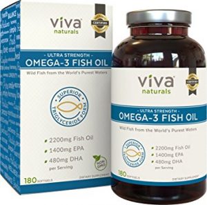 Viva Naturals Omega 3 Fish Oil Supplement