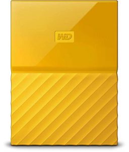 WD 4TB Yellow My Passport Portable External Hard Drive