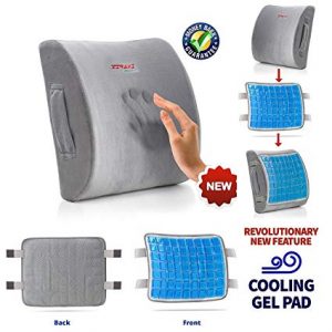 Lumbar Pillow Memory Foam Cushion Support