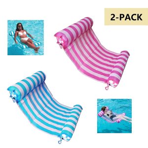 LEZHI 2-pack(Pink,blue) Premium Swimming Pool Float