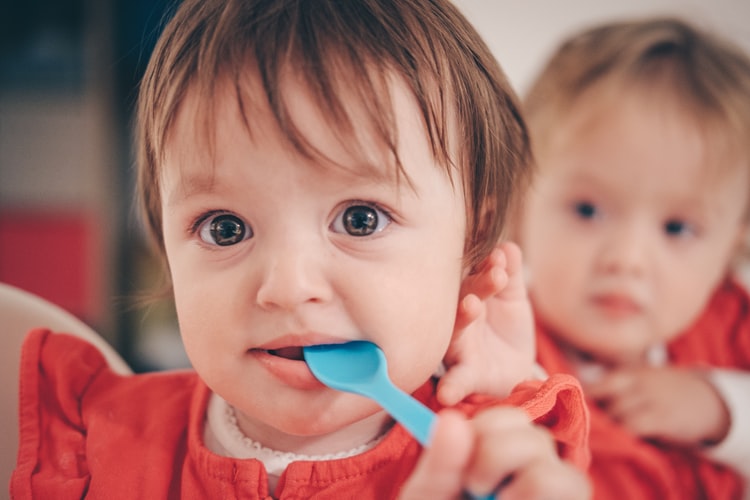 baby eating